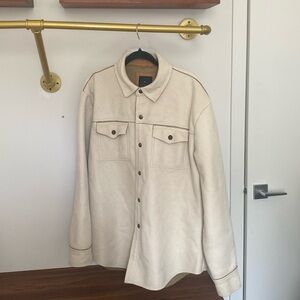TOMMY HILFIGER  - Men's Beige Button-Up Jacket - size L